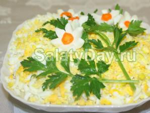 «Мужской каприз» с курицей салат – рецепт для торжественного случая Салат каприз из курицы